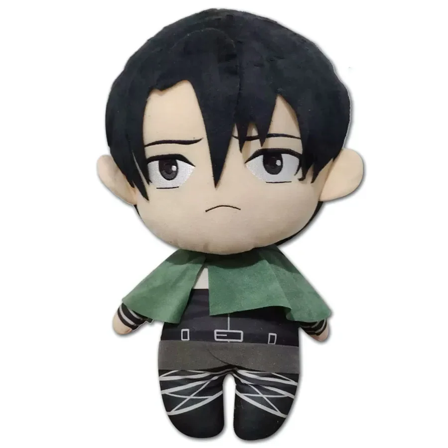 

New Cute Japan Anime Attack On Titan Final Season Captain Levi Ackerman Big Plush Plushes Stuffed Doll Toy 40cm Kids Boys Gifts