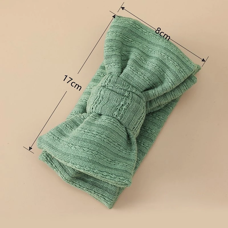 Рисунок 6 - Мягкие вязаные повязки на голову с бантом для малышей