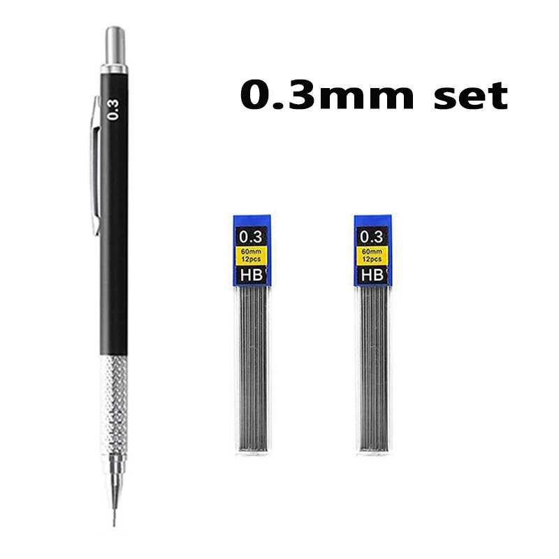 

Механический карандаш Hopk черный металл 0,3-2,0 мм