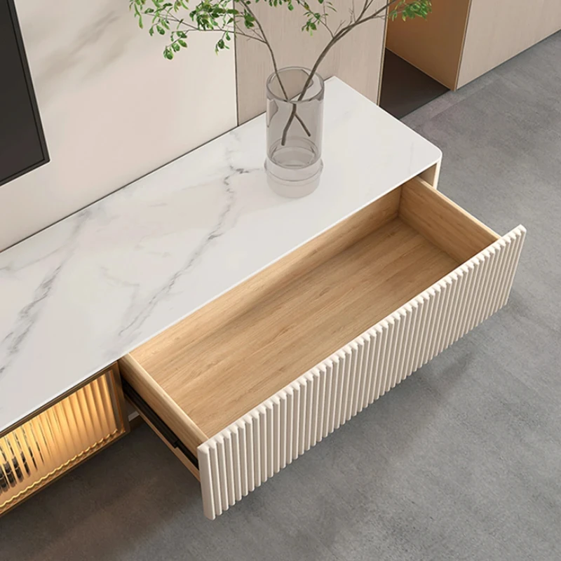 Роскошная деревянная подставка для телевизора CX429MP простая белая Скандинавская