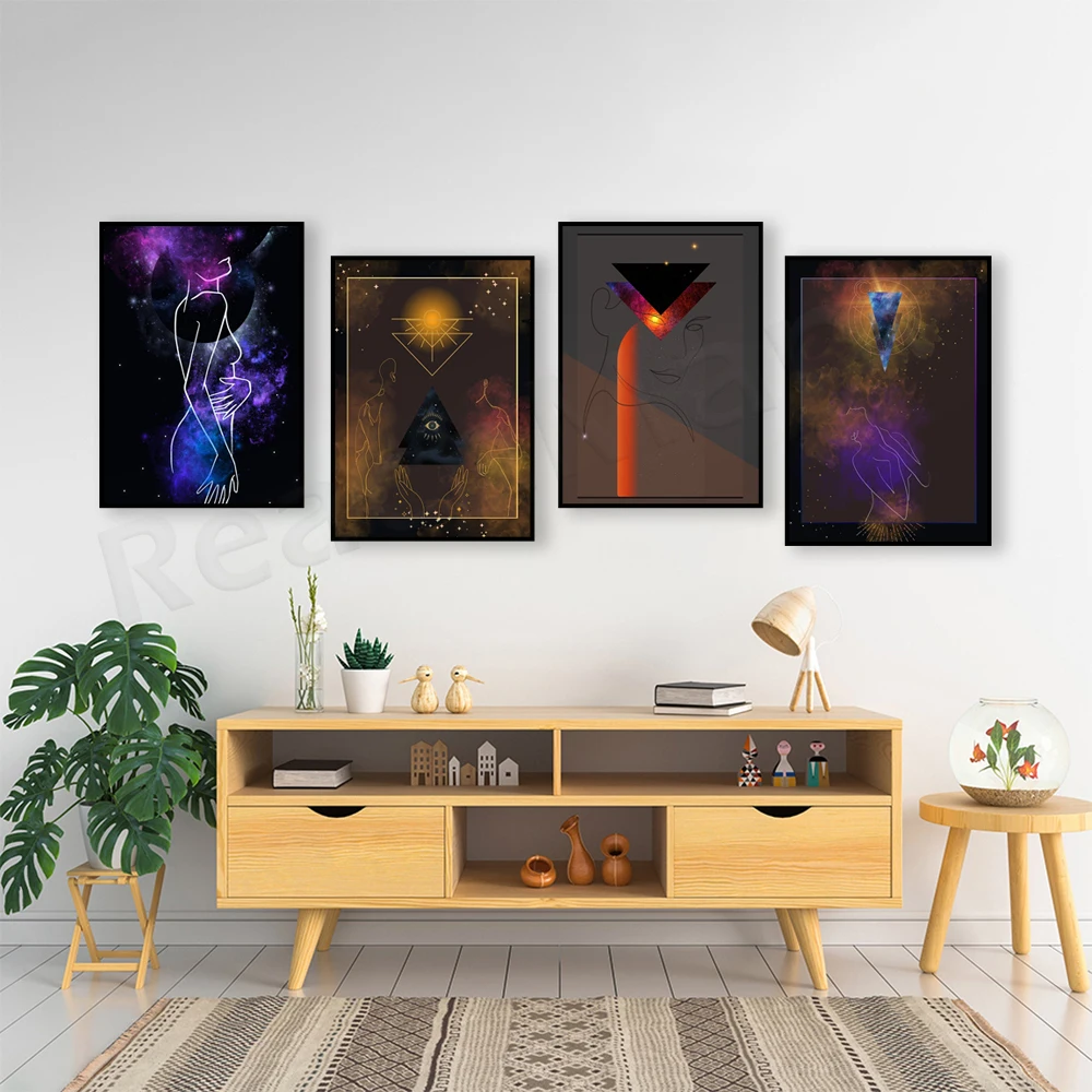 Вечность-сингулярность-единство-пыль, минимализм, печатное настенное искусство, постер для домашнего декора