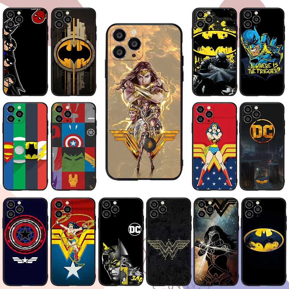 UR-18 Силиконовый чехол с Бэтменом постоянного тока для Xiaomi Redmi 7 7A 8 8A 9 9A 9C 9T 10 10C 10A 13