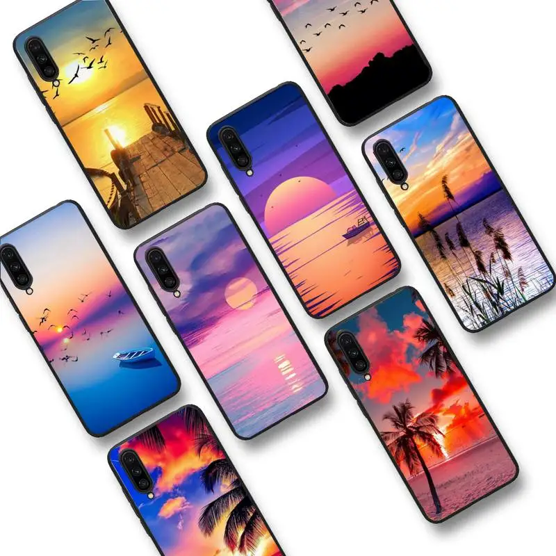 

RuiCaiCa Sunset on sea Phone Case For Xiaomi mi 9 mi8 F1 9SE 10lite note 10lite Mi 8lite Coque for xiaomi mi 5x