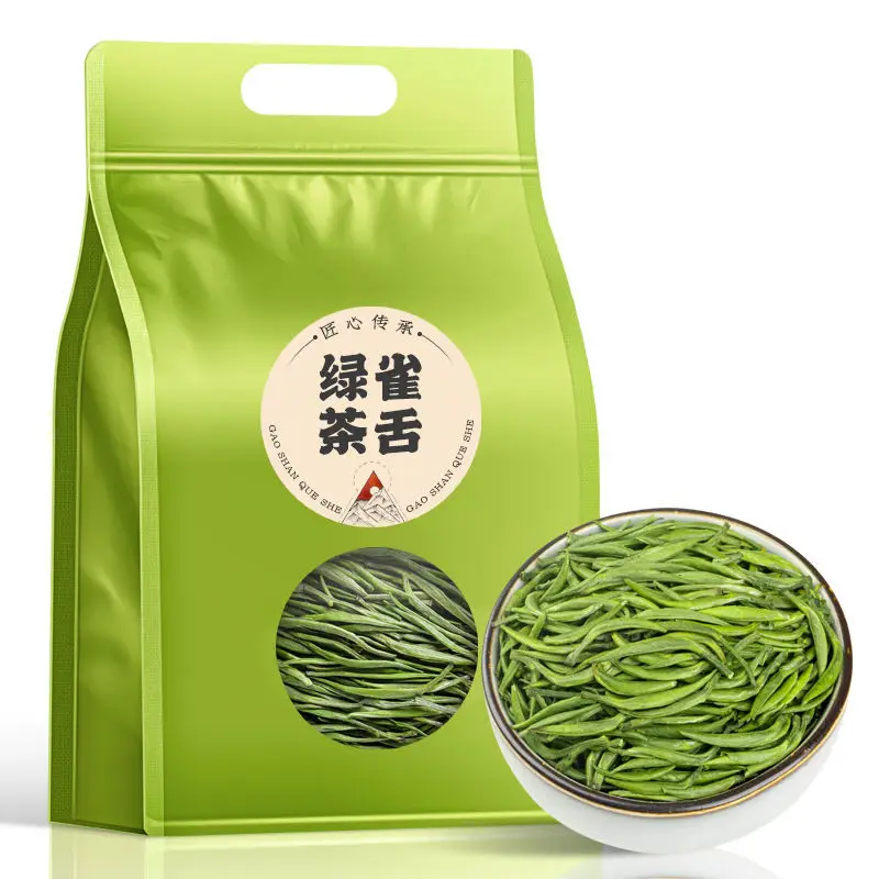 

China New Spring Que She Green-Tea Sparrow Tongue Tea Green Food for Health Care Lose Weight Houseware