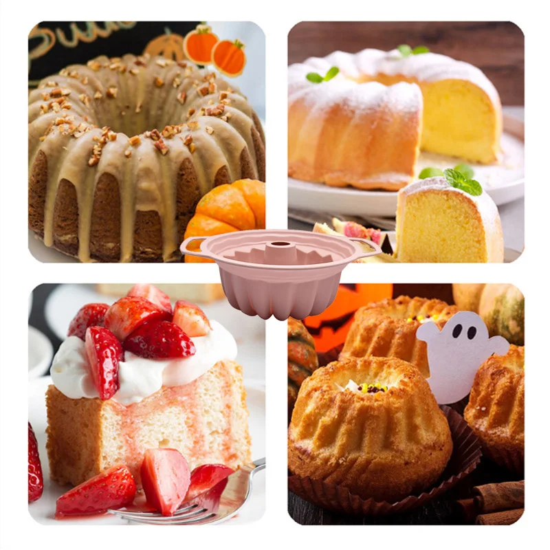 Силиконовая Круглая Форма для торта Charlotte 9 дюймов форма клубничного чизкейка