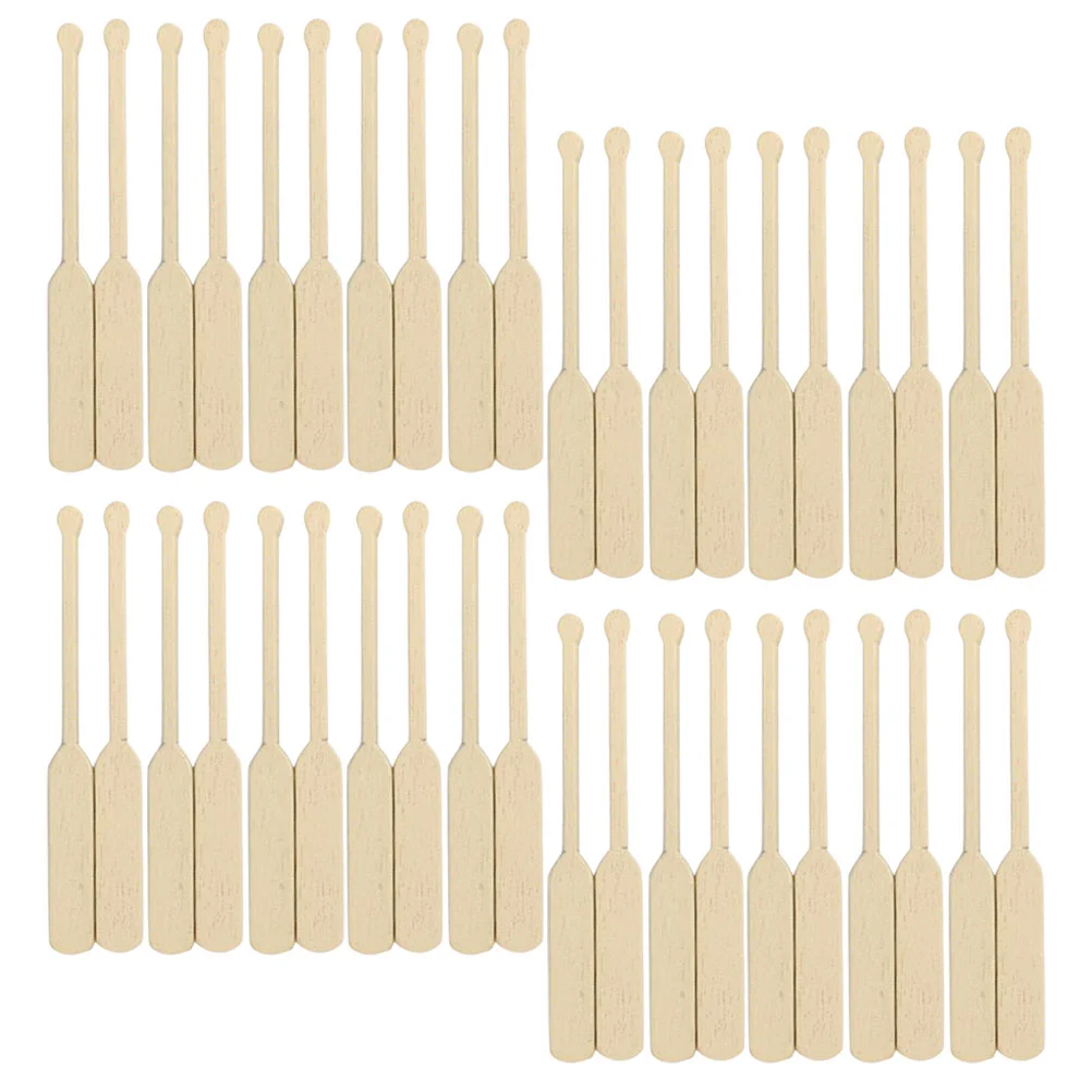 

Beach Micro Landscape Miniature Ornament Kit Garden House Accessories Wooden Paddles Decorations