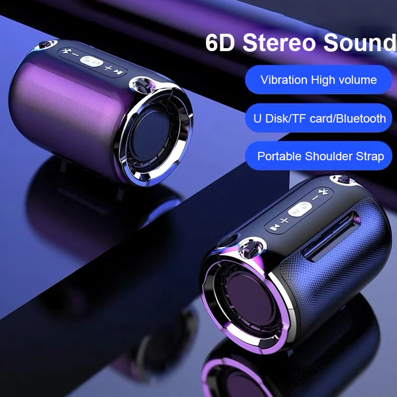 

Портативная Bluetooth-Колонка s Boom Box, Bluetooth-колонка, бас-сабвуфер, USB-Колонка s с TF-картой, FM-радио