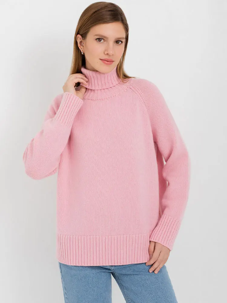 

Осенне-зимние женские свитера, водолазка, кашемировые пуловеры, вязаные Джемперы, Рождественский свитер, теплый пуловер оверсайз для женщин 2023