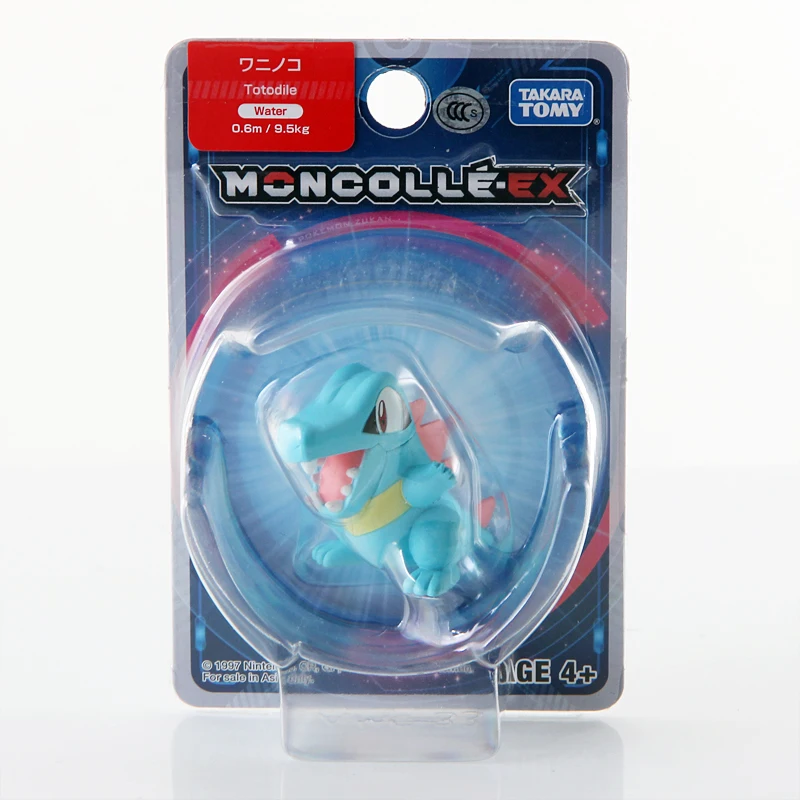 

Takara Tomy Pokemon Moncolle-EX Sun Moon 4cm Mini Toy Collection Figure Totodile New In Box 975816