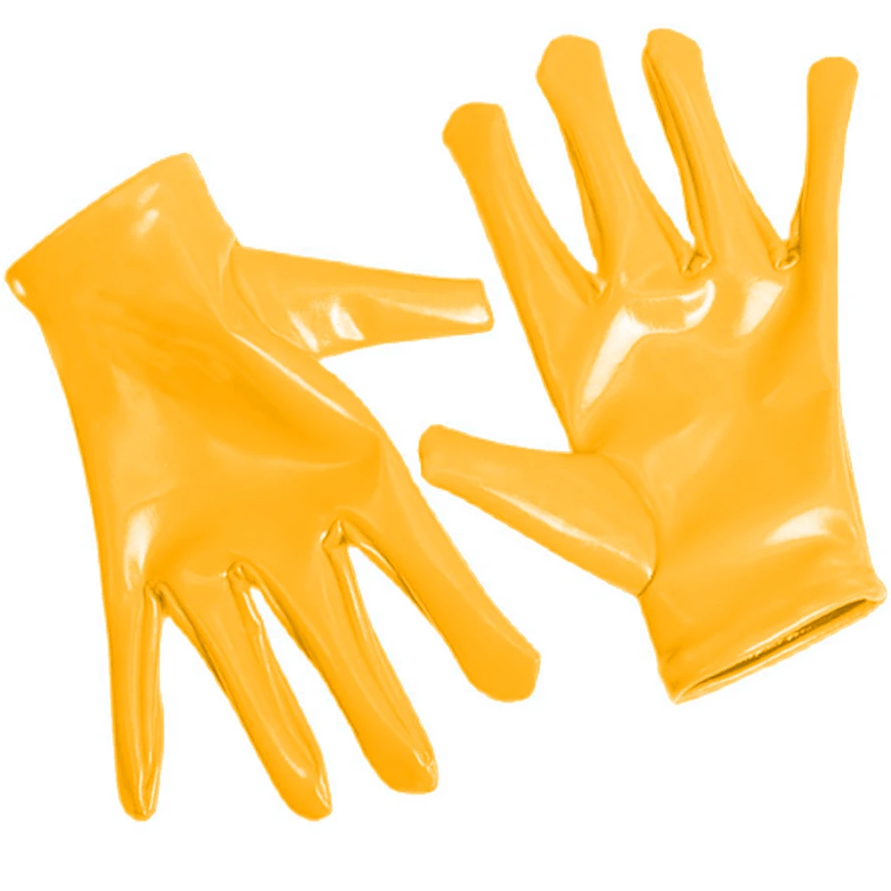 Перчатки из искусственной кожи с пятью пальцами варежки аксессуары для косплея