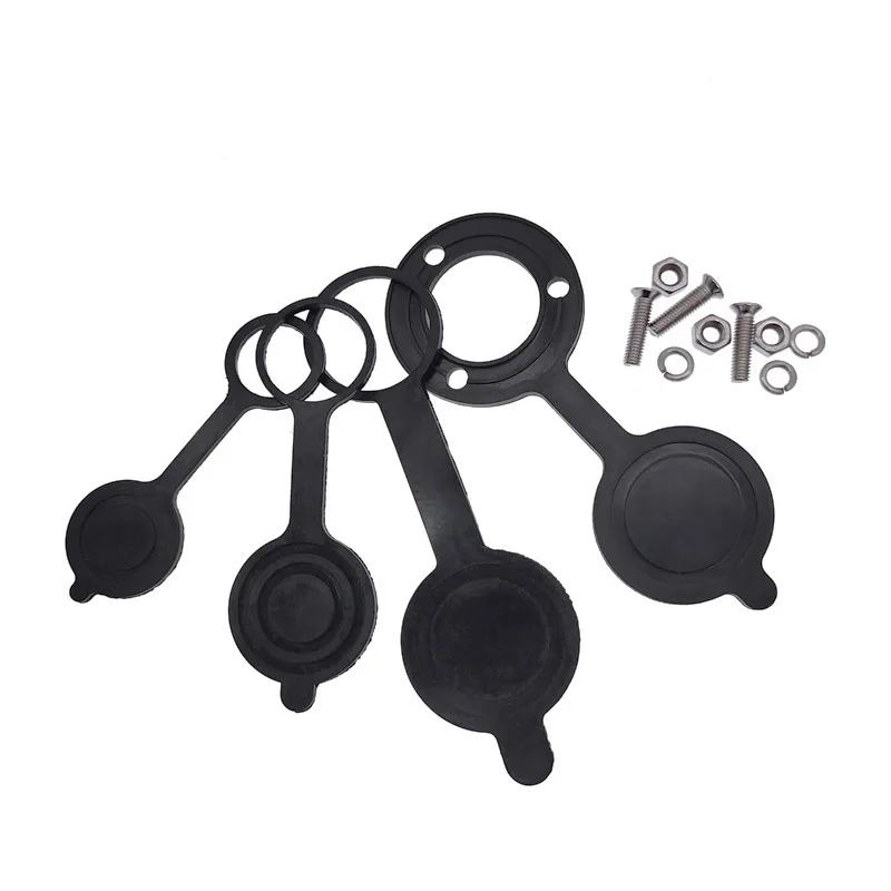 50 шт. GX12 GX16 GX20 GX20F авиационный соединитель, заглушка, водонепроницаемая крышка, пылезащитная резиновая крышка, Круглый соединитель, защитный рукав