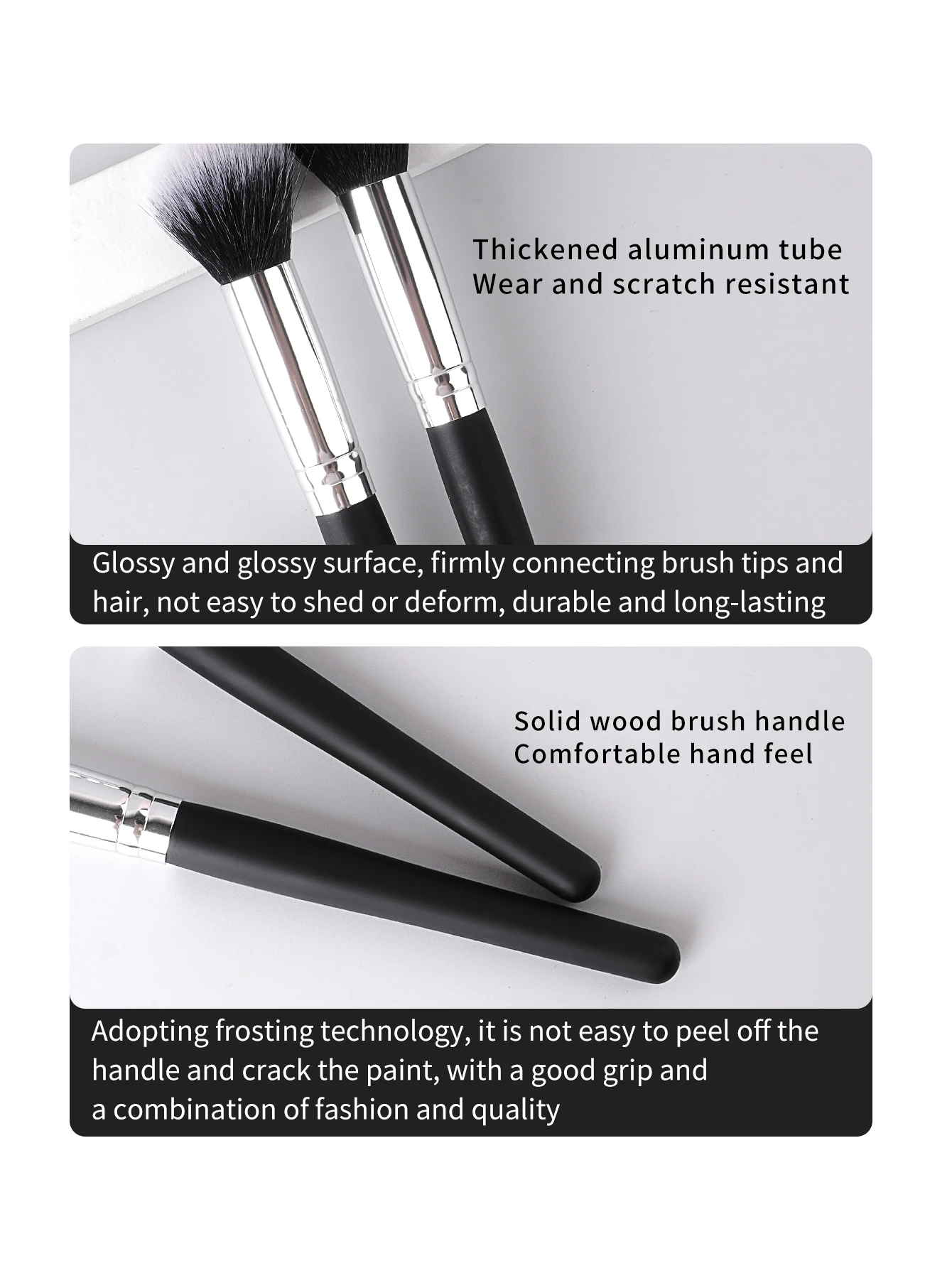 Кисть С Круглой Головкой Kosshow Для Румян И Пудры Блестящая Макияжа Деревянной