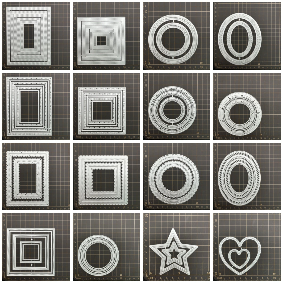 Металлические штампы для скрапбукинга 18 форм