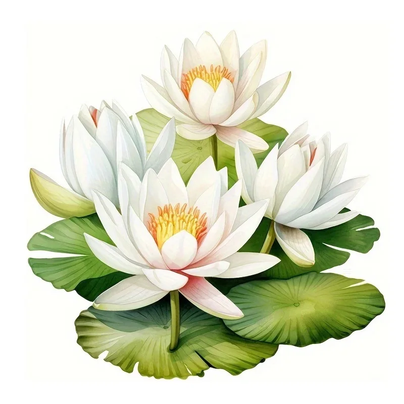 

Наклейка на крышку унитаза "Лотос"