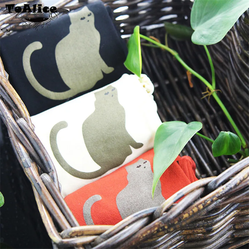 Kawaii Women Tights Harajuku Palace Cat Printing Lolita Stockings Tights Cute Pantyhose 120D Good Quality 2 Colors