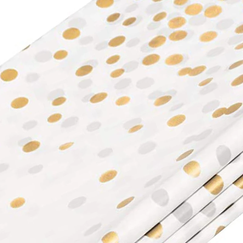 

4 шт./упаковка, одноразовые скатерти в горошек