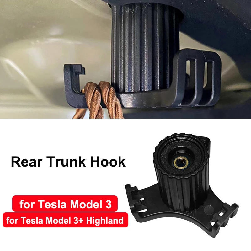 

Передняя и задняя флейта для Tesla Model 3 2023, держатель для продуктов из АБС-пластика, крышка с болтом Frunk, держатель, запасные аксессуары для хранения