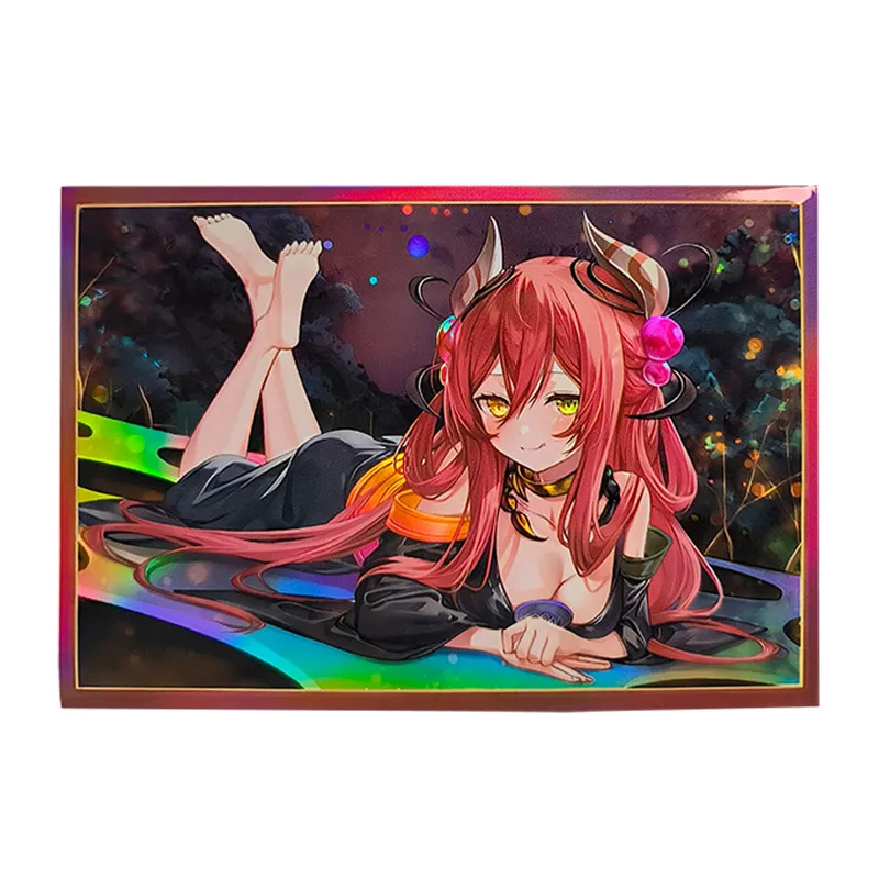 Фото 60 шт./набор Yu-Gi-OH! Защитный чехол для карт Traptrix Flash Card Sleeve, коллекционный, для аниме-игр, 63x90 мм, подарок, игрушка №1