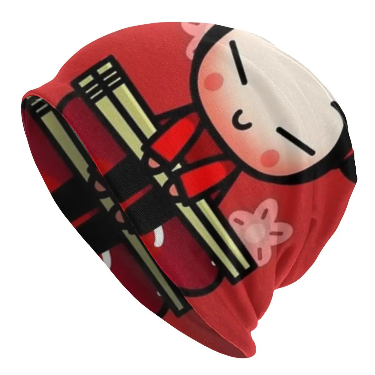 

Pucca Anime Manga Slouchy Beanie Men Women Custom Street Winter Warm Skullies Beanies Hat Adult Knit Bonnet Cap