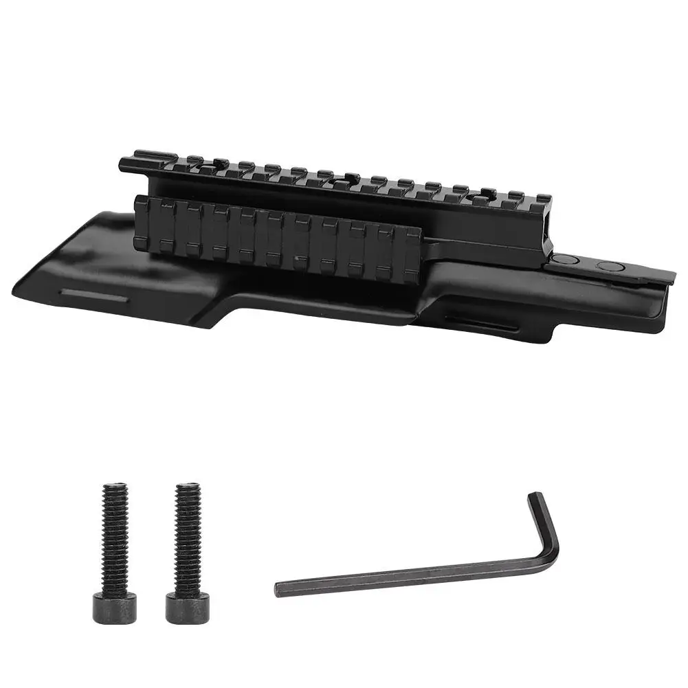 

Tactical AK47 Tri-rail Integral Rail Mount Top Cover Scope Mount Picatinny Weaver Base Handguard Quad Rail System