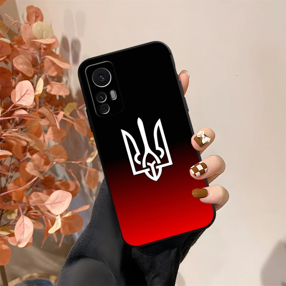 Чехол с флагом U-Ukraine для Xiaomi Redmi Note 10 13 12 Pro POCO F4 F5 X5 11T Lite Ultra Shell Cover