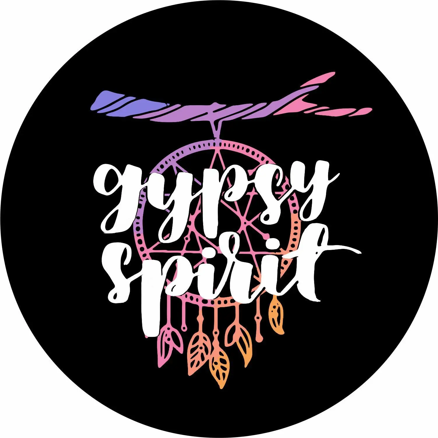 

Gypsy Spirit Dream Catcher Spare Tire Cover ANY Size, ANY Vehicle, Camper, RV