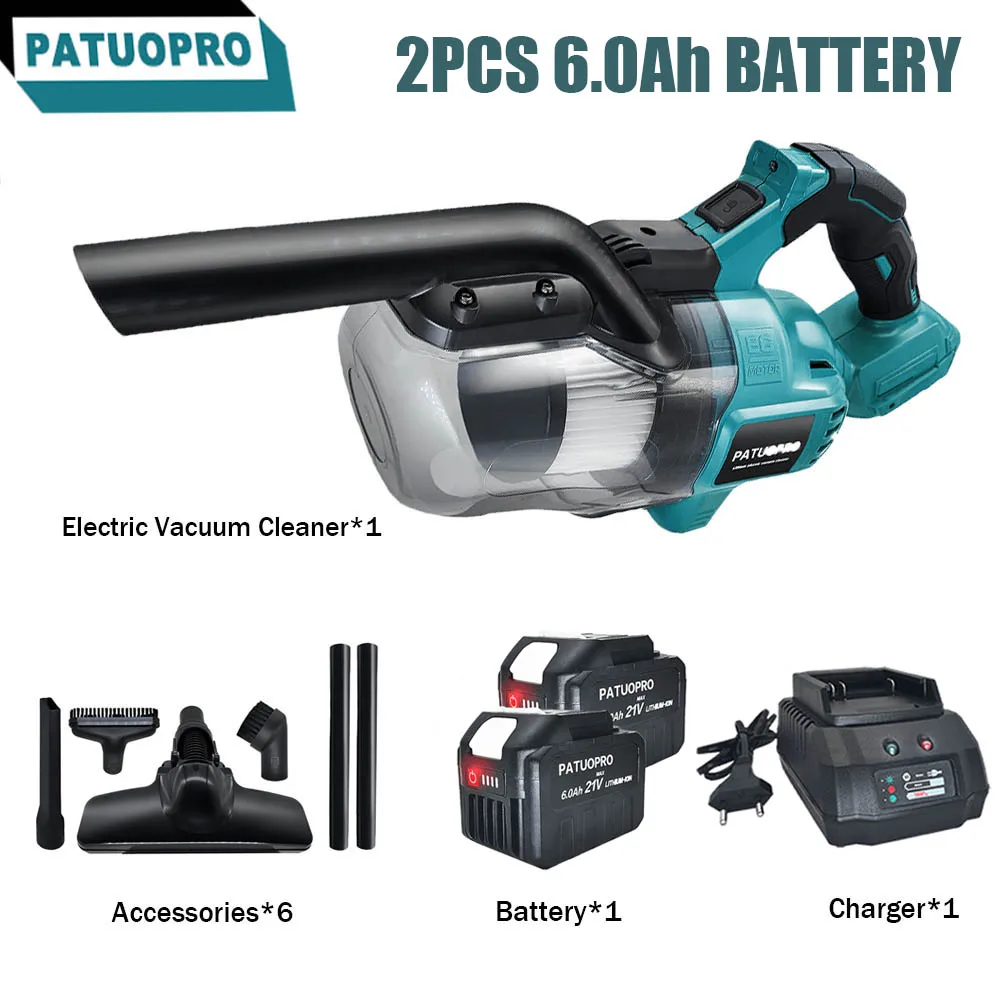 Перезаряжаемый беспроводной пылесос Power Clean Пылесос Ручной для сбора ковров Makita 18