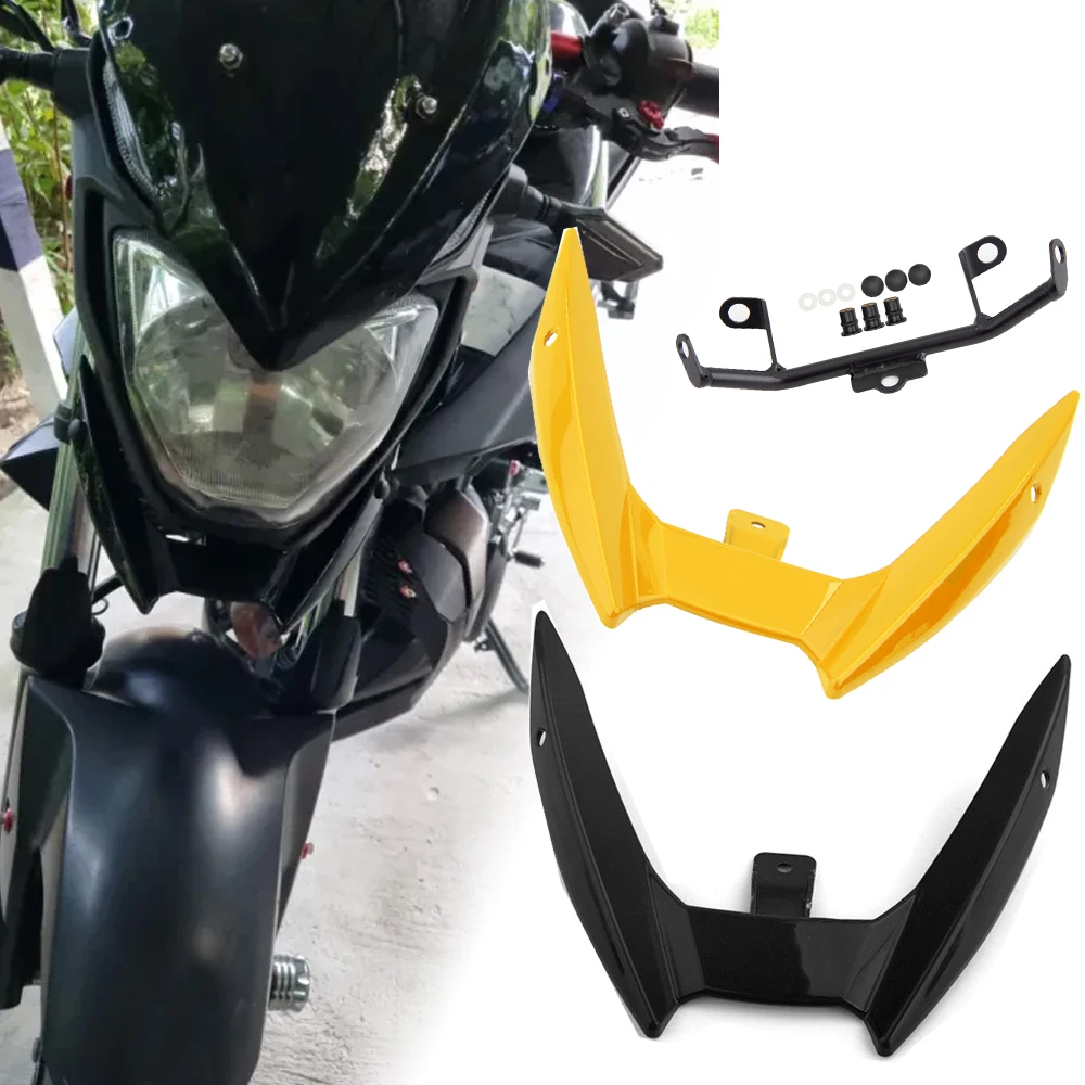 

MT03 Accessories Motorcycle Front Beak for Yamaha MT 03 2015 16 17 18 2019 2020 MT-03 Headlight Bracket Upper Fairing Cowl Stay