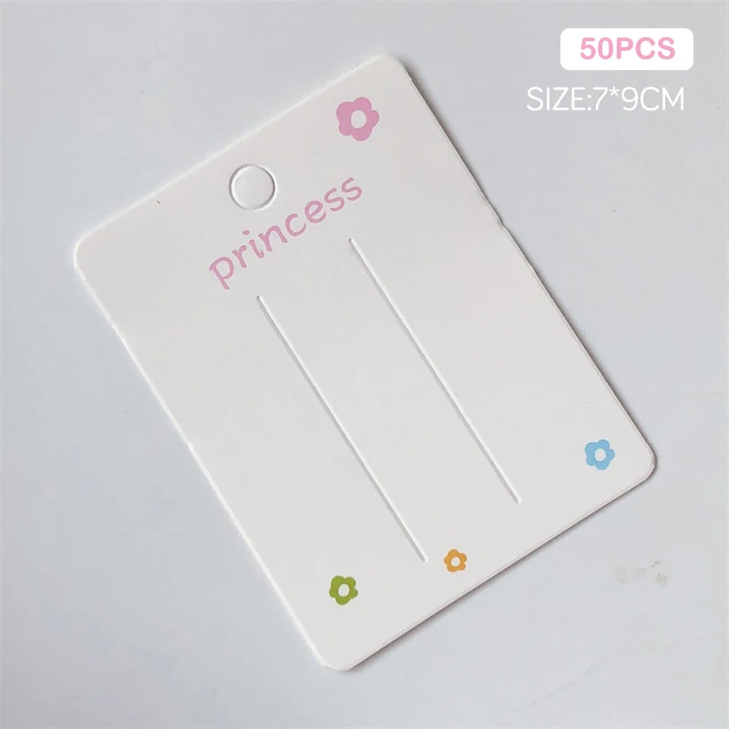 

50 шт. бумажные карточки для заколок SAFENH