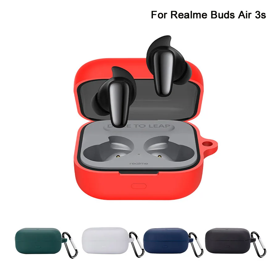 

Чехлы для наушников Realme Buds Air 3S, силиконовые защитные чехлы для наушников Realme Buds Air3S с крючком
