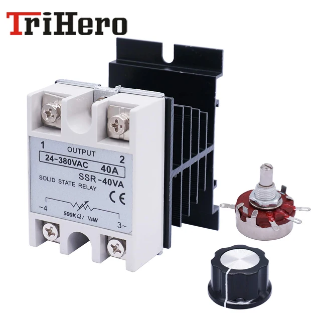 

Adjustable Solid State Relay,Voltage control SSR,SSR-40VA-H
