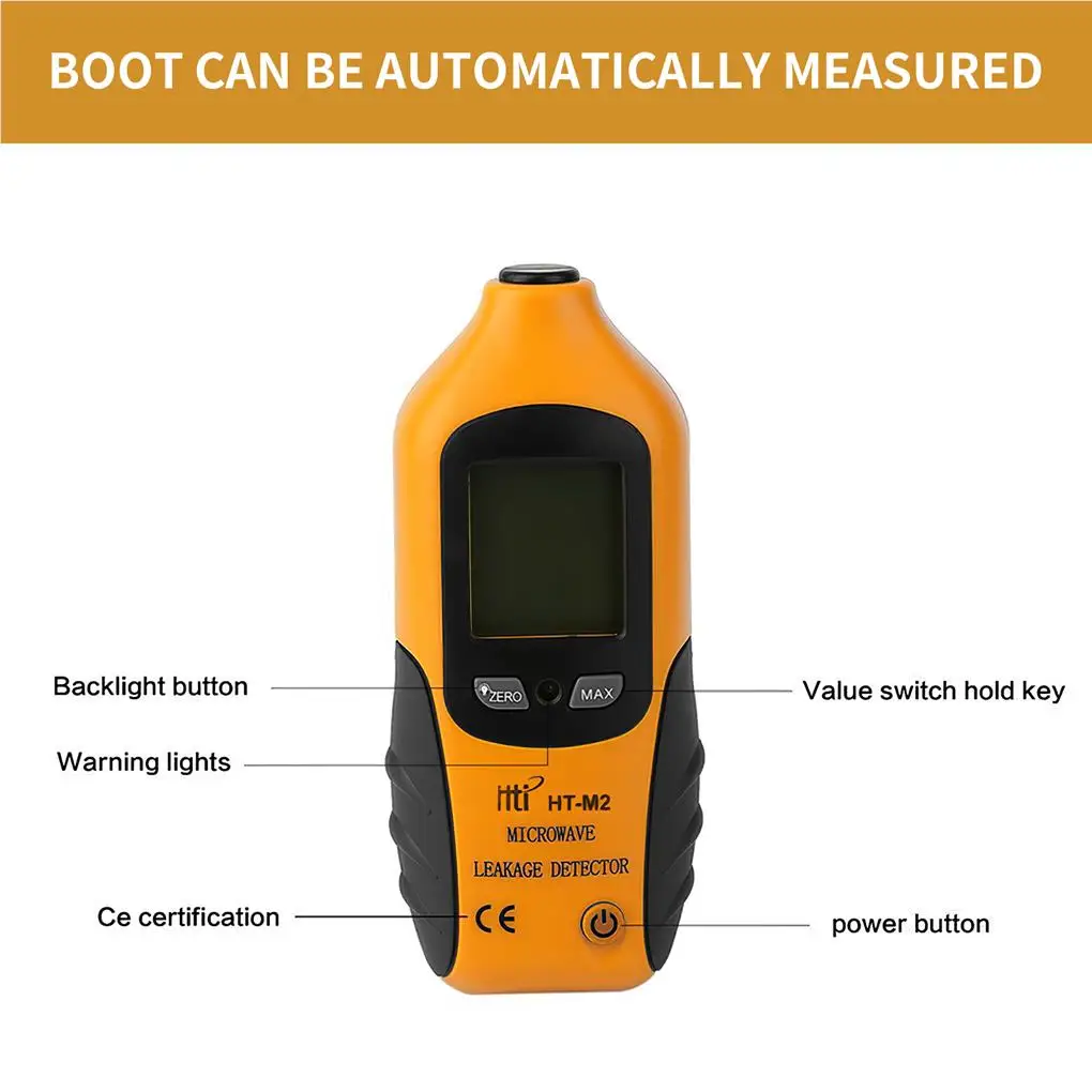 

Leakage Detector with LCD Display Radiation Meter Plastic Tester Hotel
