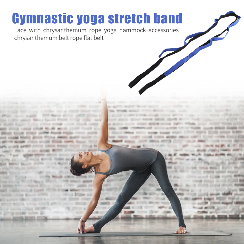 

Latin Dance Gymnastics Training Stretch Tension Band Pilates Yoga Exercise Strap Trainers Force Core Training Tool