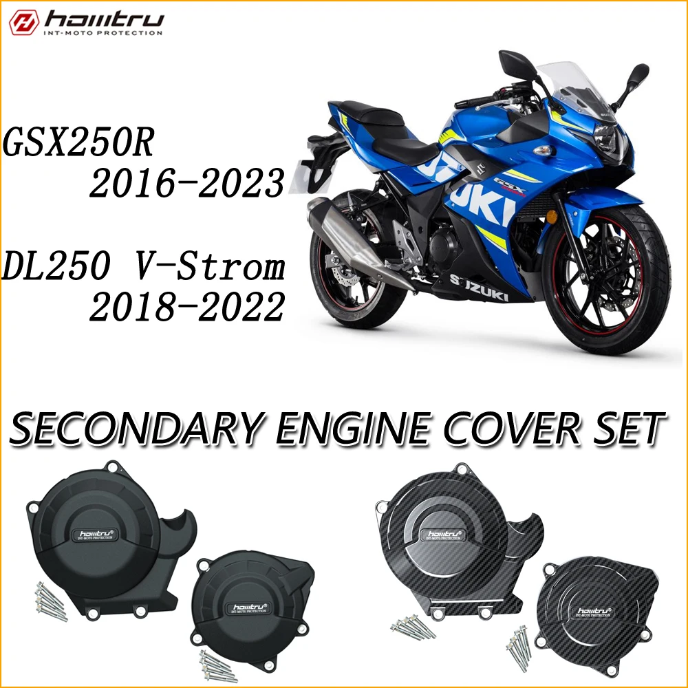 

Motorcycle Accessories Engine Cover Guard Protector Cover Sets For Suzuki GSX250R 2018-2023 DL250 V-Strom 2018-2022