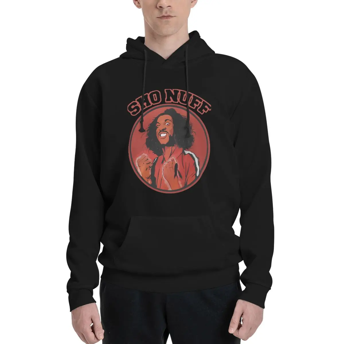 

Regular Fit Unisex The Shogun Of Harlem Sho Nuff The Last Dragon Polyester Hoodie Men's sweatershirt Warm Dif Colors Sizes