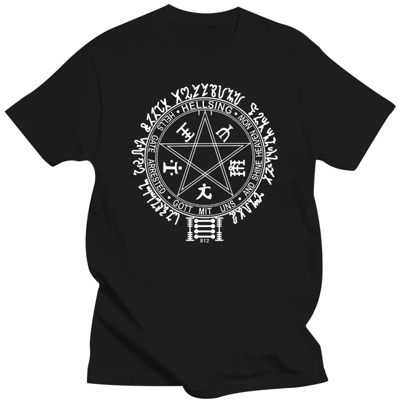 

Helsing Sigyl Sign Anime Manga mens (womans available) t shirt black