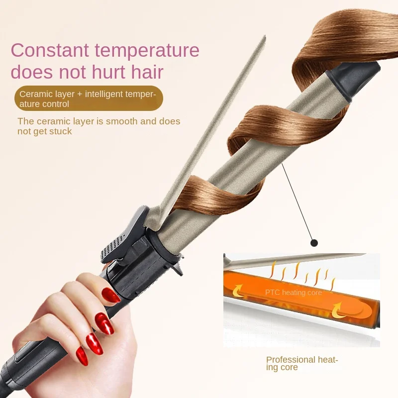 Rotating Curling Stick Without Hurting Hair Curler Modeler Irons Styling Appliances Care Beauty Health