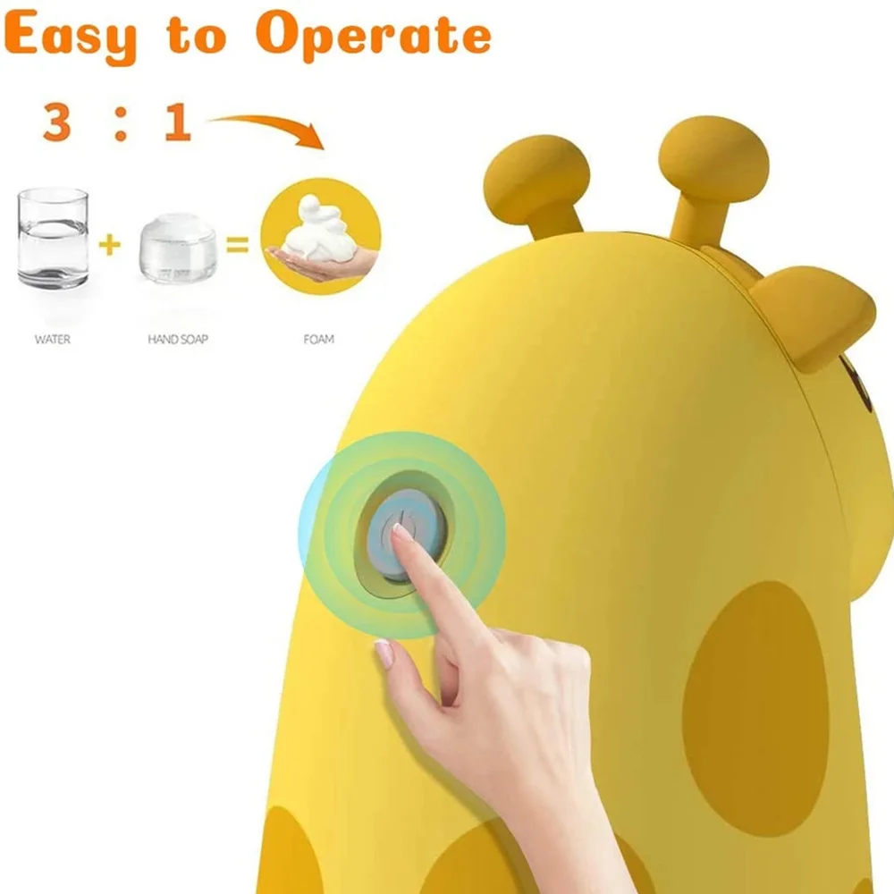 cartoon liquid soap dispensers kids automatic foam hand soap dispenser automatic soap pump for bathroom kitchen accessories free global shipping