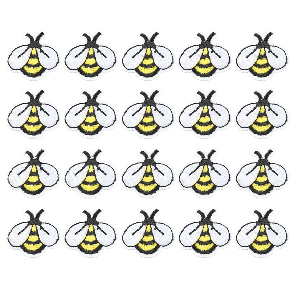 

20pcs Applique Decorative Patch Diy Embroidery Patch Sew On