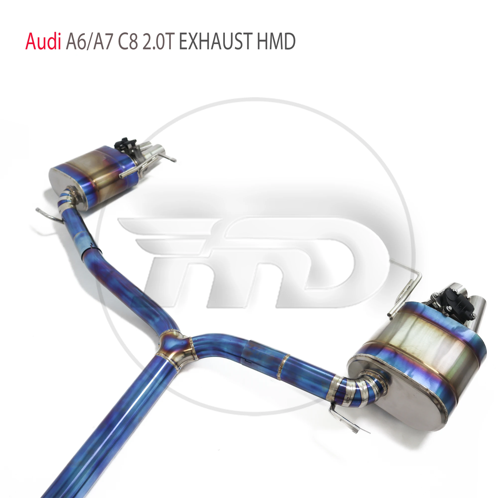 Выхлопные системы из титанового сплава HMD Performance Catback для Audi A6 A7 C8 2 0T глушитель