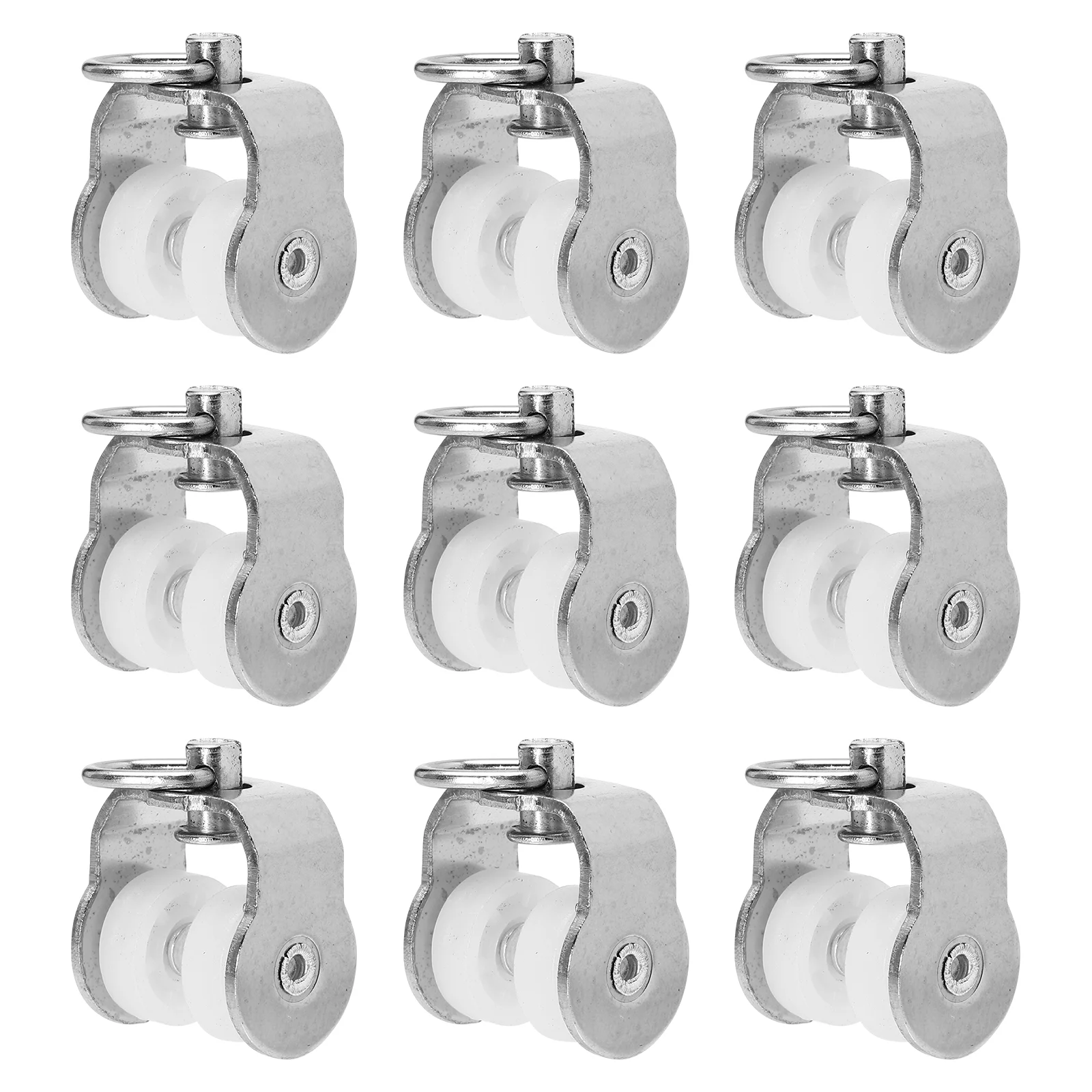 

Curtain Track Hooks Ceiling Rollerspulley Wheel Rails Sliding Rail Carrier Glider Roller Windows Wall Drapes Mount Gliding