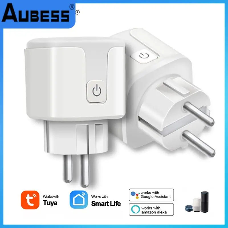 

Tuya Electricity Statistics Smart Outlet Overcharge Protection Eu Plug Timer Wifi Socket Voice Control Via Alexa Google Home 16a