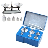6pcs scale calibration weights steel calibration weight kit calibration weight set with tweezer for digital scale balance