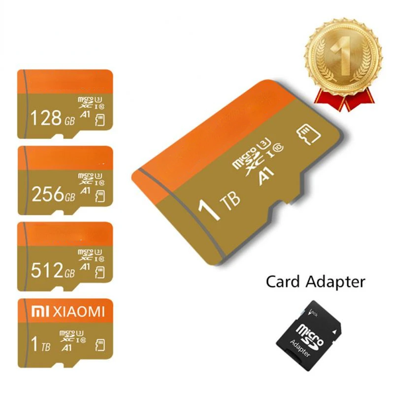 

Для XIAOMI Micro Memory SD Card 1TB 512GB 128GB 32GB 64GB 256GB 16GB SD Card SD/TF флэш-карта памяти Micro-SD Card