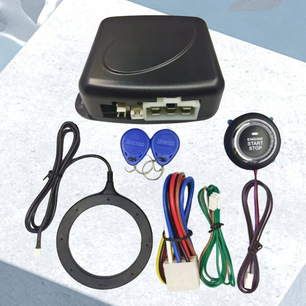 12 В RFID Кнопка Запуска Двигателя Бесключевой Доступ Автомобильный Переключатель