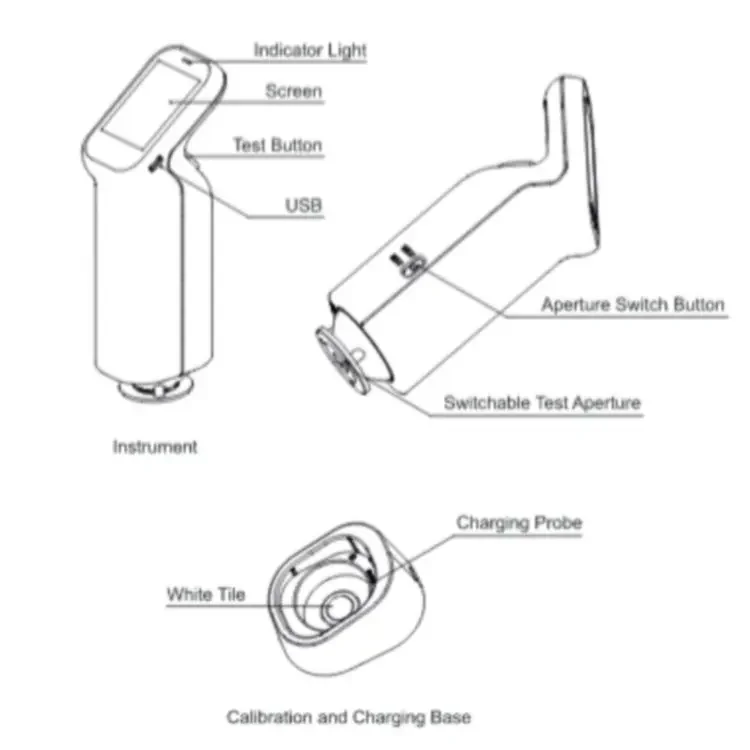 Цифровой лабораторный цветной Портативный Алмазный колориметр для кофе