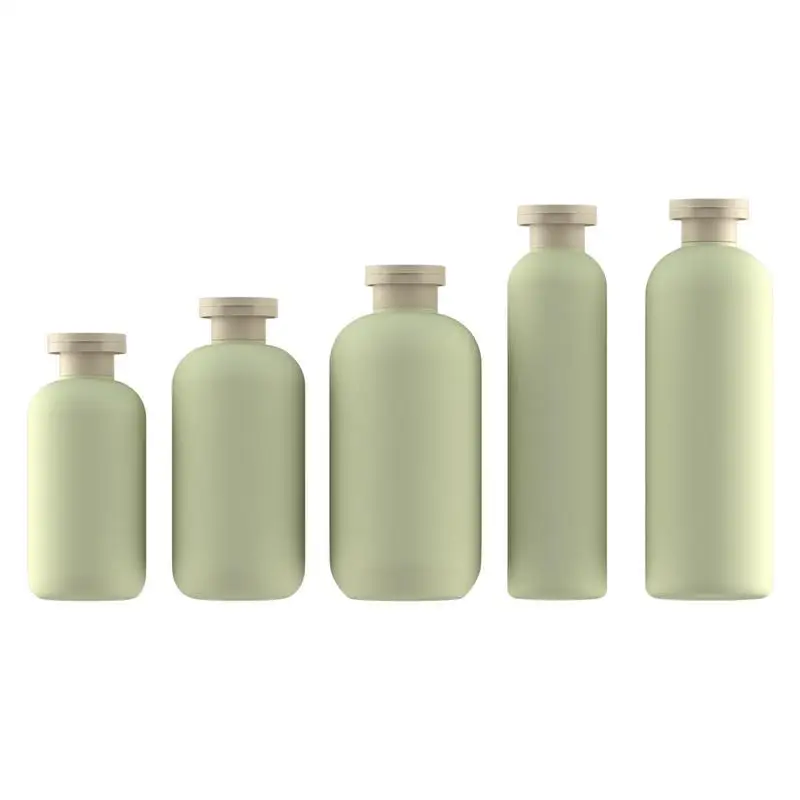 Refillable Flip Lid Squeeze Lotion Bottles Travel Leakproof Shampoo Container Liquid Container Empty Bottle Multiple Sizes