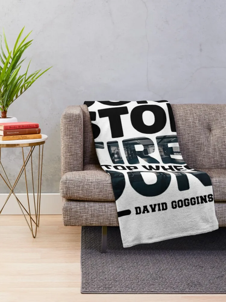 Дэвид Гогон мотивационное одеяло с цитатой меховые одеяла и детские забавные