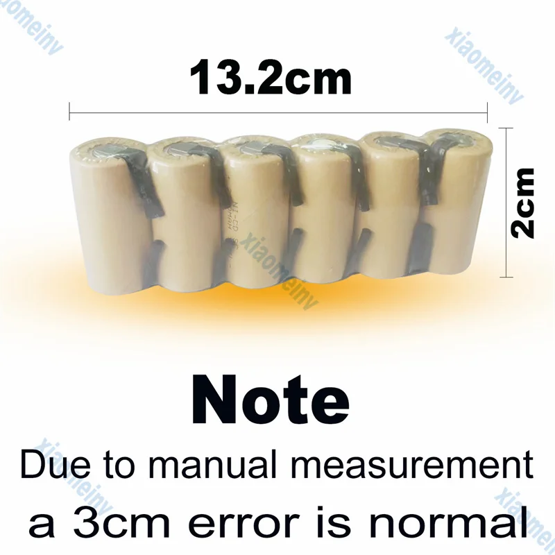 

SC1.2V 2800mah Nickel Cadmium Rechargeable Battery Suitable for Electric Drilling Tools, with Built-in Gasket