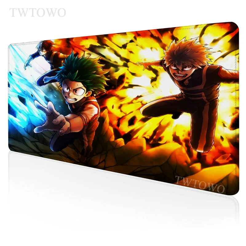 

Anime My Hero Academia Mouse Pad Gaming XL New Custom HD Mousepad XXL MousePads Natural Rubber Office Carpet Anti Slip PC